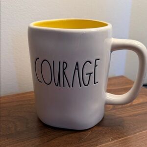 Wizard of OZ Courage Mug with Yellow Interior